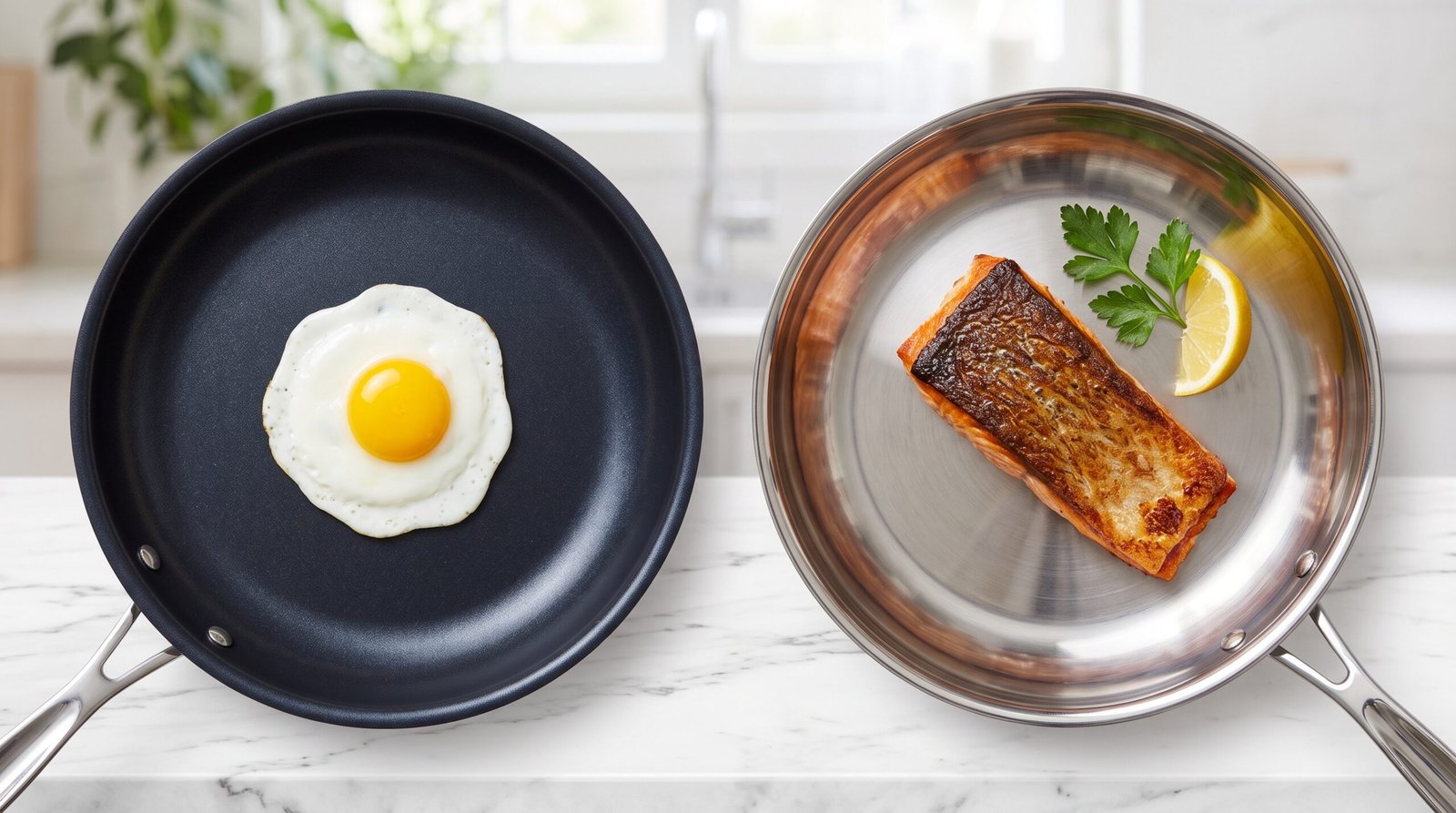 Appliances Non-Stick vs. Stainless Steel Which Is Better for Beginners