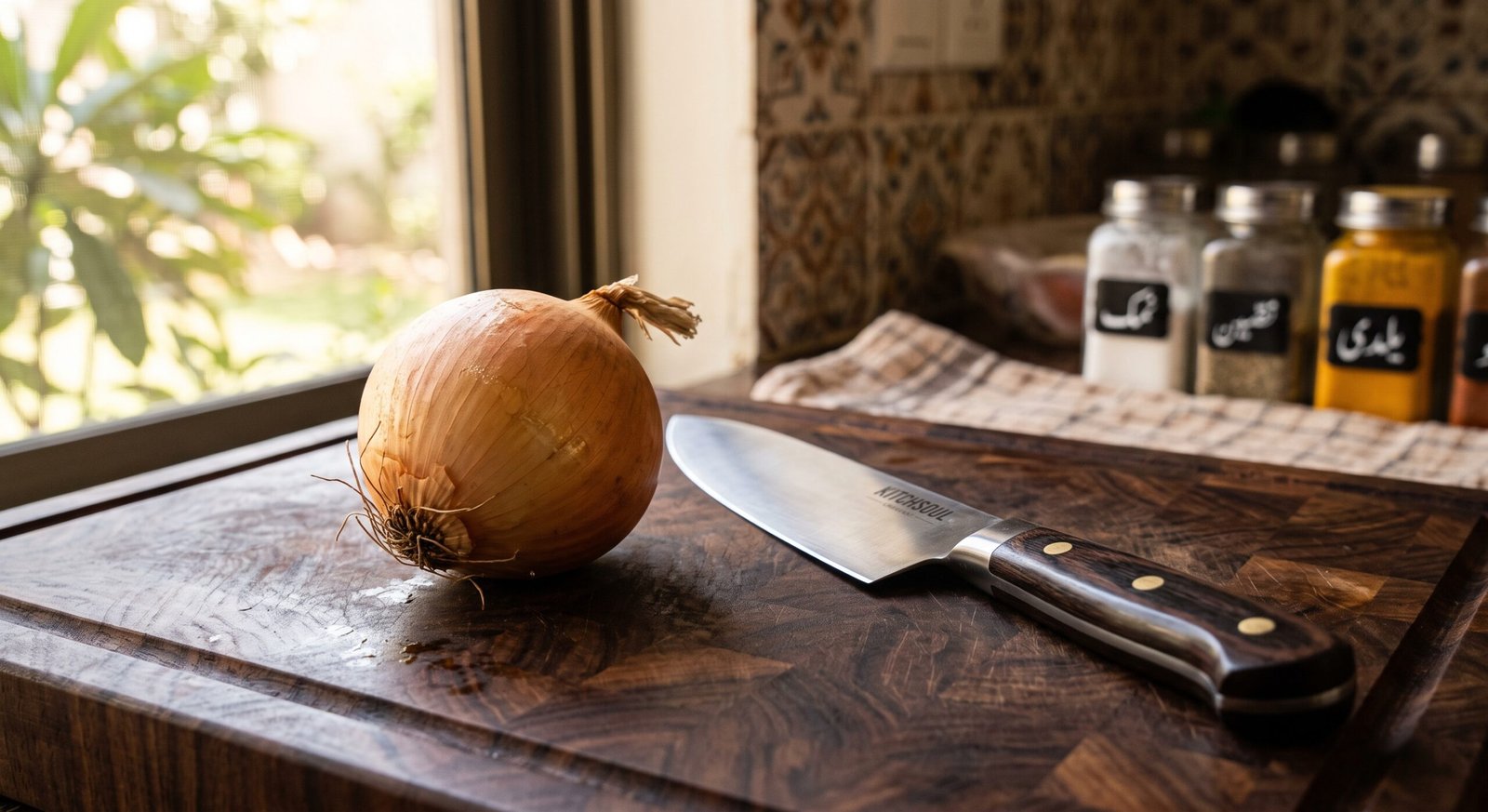 chop an onion without crying