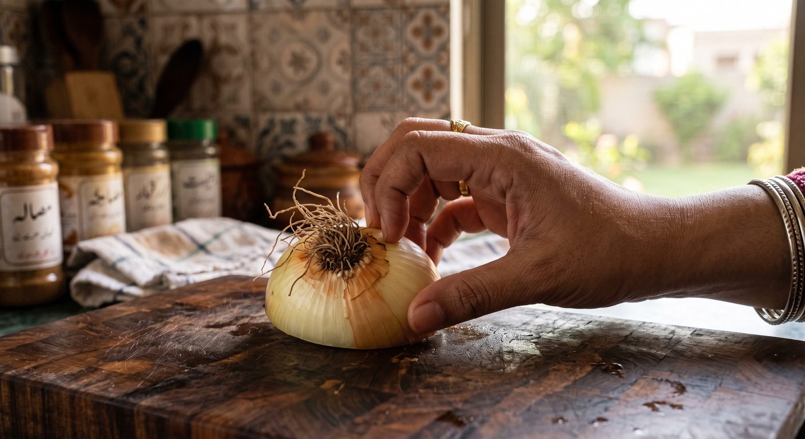 chop an onion without crying