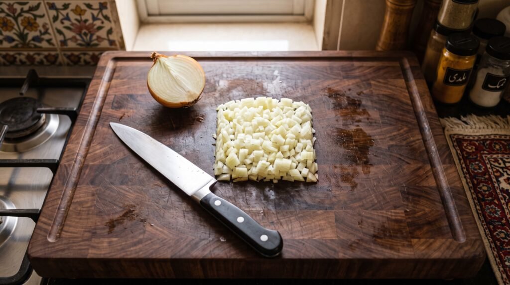 chop an onion without crying