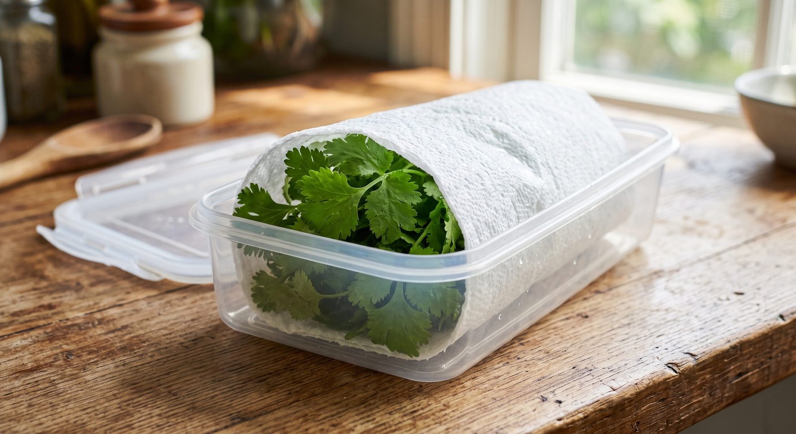 how to keep fresh cilantro alive