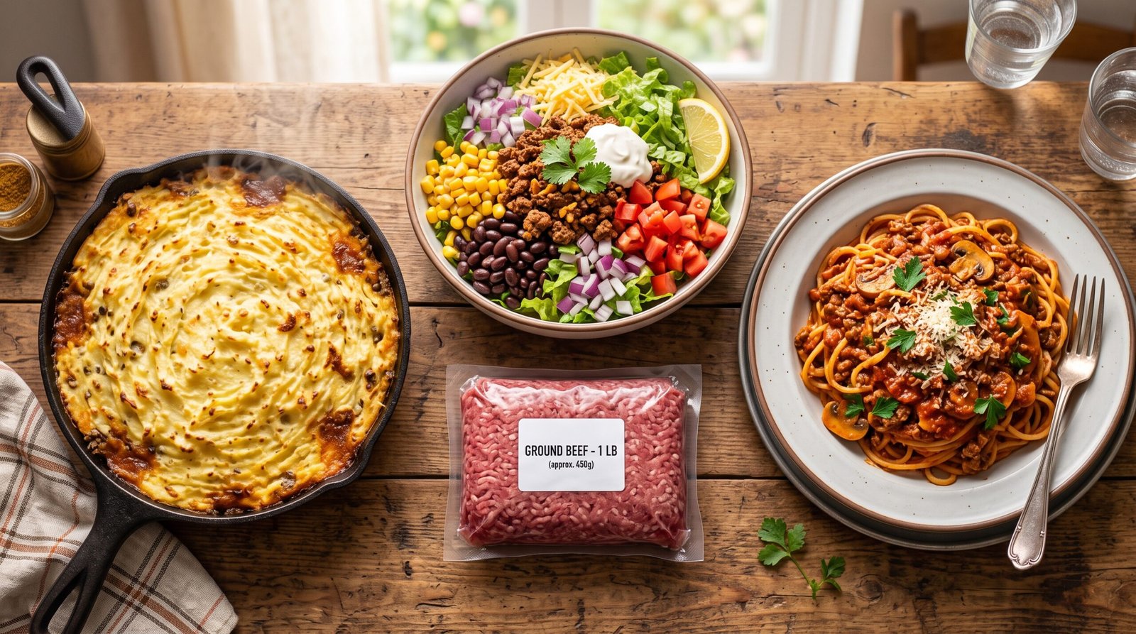 how to stretch 1 pound of ground beef