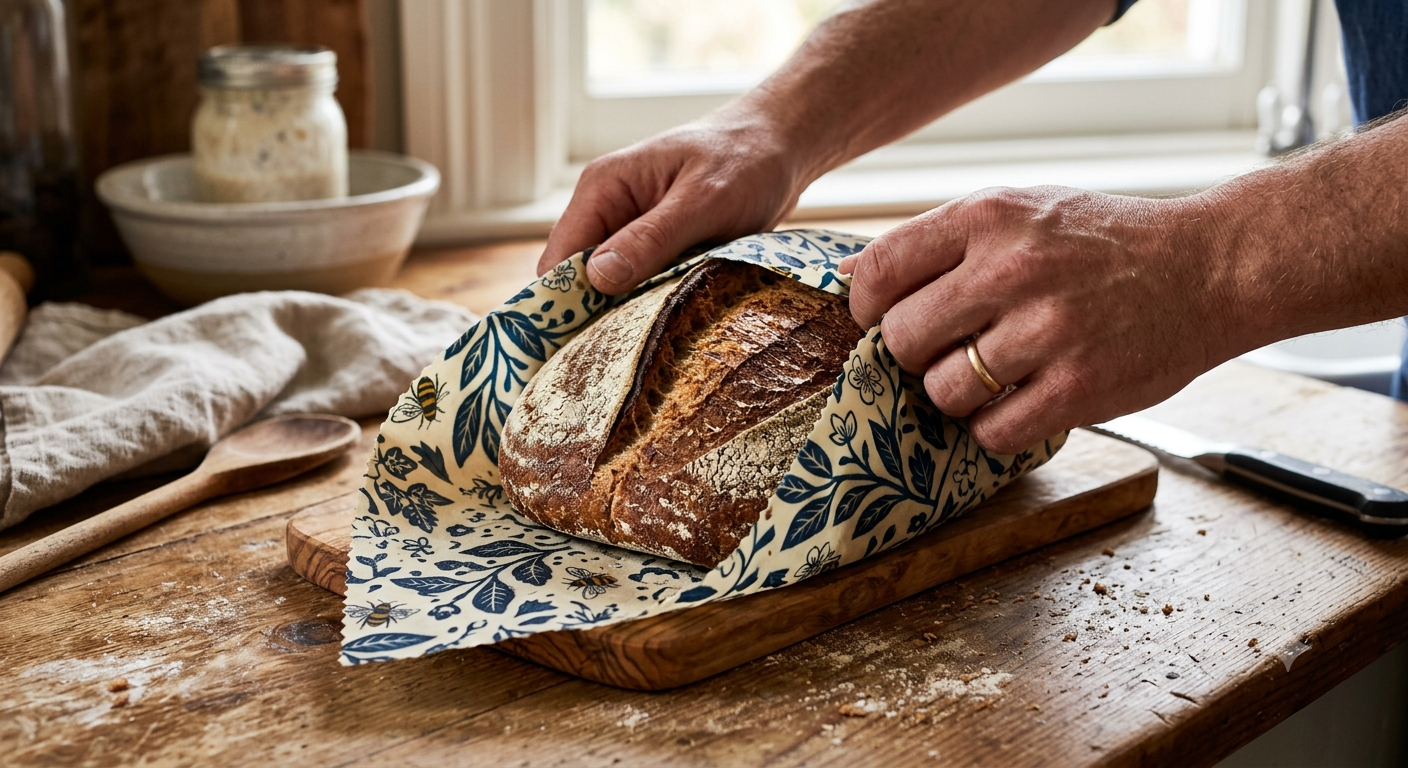 plastic free kitchen food storage