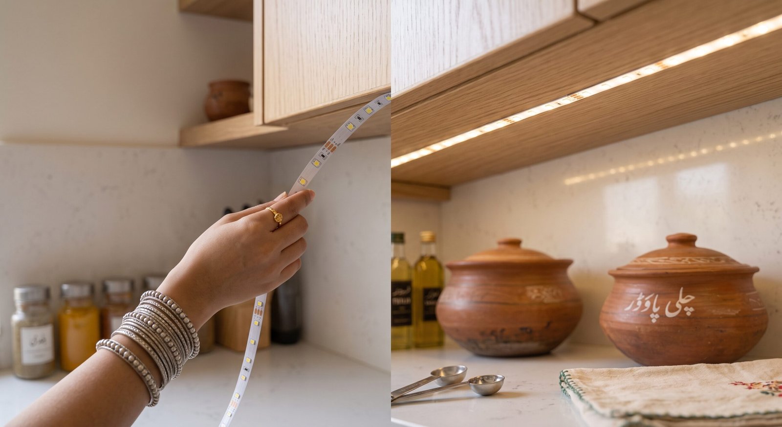 under cabinet kitchen lighting installation
